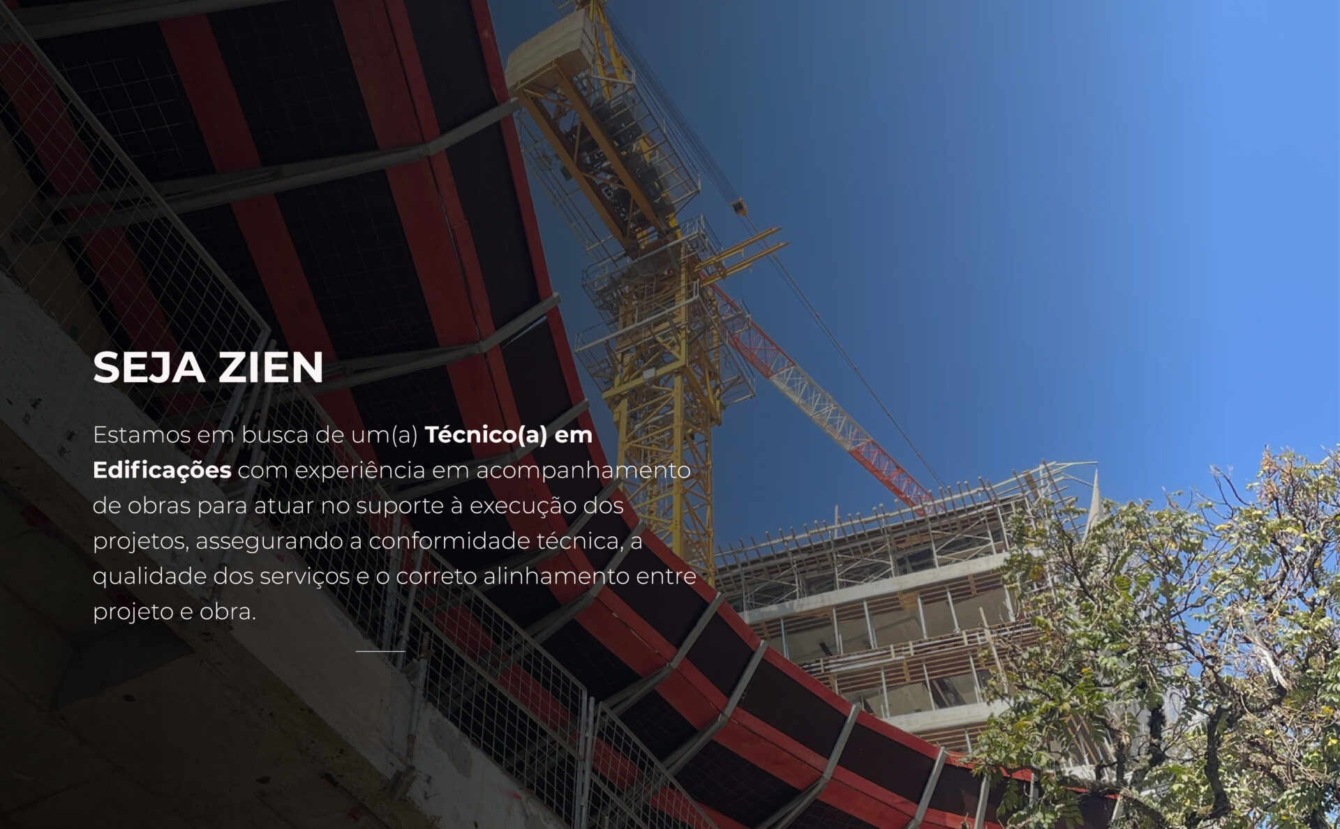 Vaga Técnico(a) em Edificações
